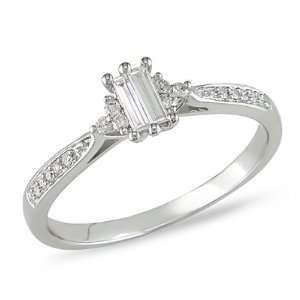  10k Diamond Engagement Ring, (.25 cttw G H Color, I1 I2 