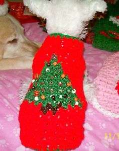 CHRISTMAS TREE *BASKETBALL* Decorated DOG Sweater XS  