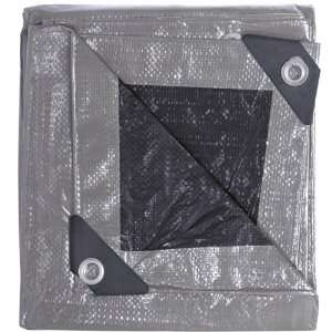  Weathermaster Heavy Duty Black & Silver Sunshield Tarp, 16 