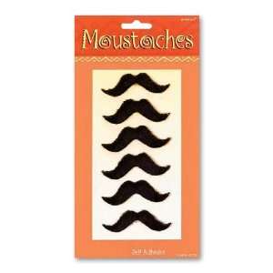  Costume Moustaches (6 pc) Toys & Games