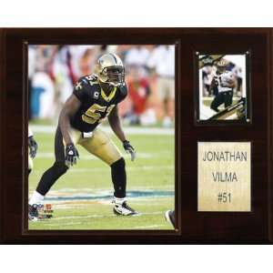  NFL Jonathan Vilma New Orleans Saints Player Plaque 