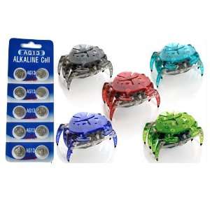  Hexbug Crab with 10 Replacement Batteries (Colors May 