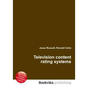  Television content rating systems Ronald Cohn Jesse 