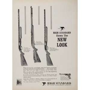  1966 Ad High Standard Pump Action Autoloader Shotgun 