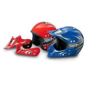  Mossi® 2 pc. MX Helmet, RED, SM Automotive