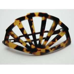  Charles J. Wahba   Large Fan Cut out Barrette with Manual 