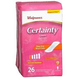  Certainty Bladder Protection Liners for Women, Very Light 
