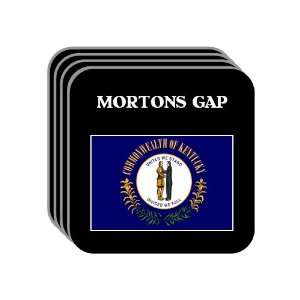  US State Flag   MORTONS GAP, Kentucky (KY) Set of 4 Mini 
