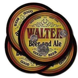  Walter Beer and Ale Coaster Set