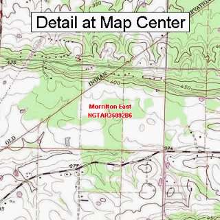  USGS Topographic Quadrangle Map   Morrilton East, Arkansas 