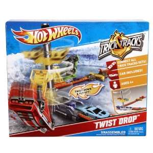  Hot Wheels Twist Drop Stunt Track Set Toys & Games
