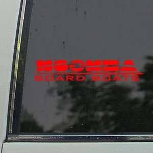  Moomba Red Decal Moomba Boat Car Truck Window Red Sticker 
