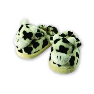  The Babymio Collection Mooky the Cow Slippers, Ivory, 24 