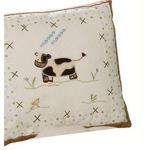  Sumersault Moo Cow Decorative Cushion Baby