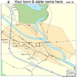  Street & Road Map of Whitney Point, New York NY   Printed 