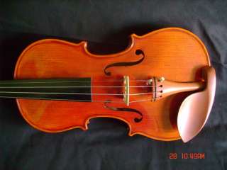 The violin is setup and ready to play, all you need is to tune it and 