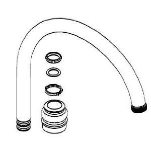  Moen 115043SL Stainless Replacement Spout Kit 115043