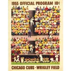   Chicago Cubs V Ny Giants Wrigley Field Program Nm