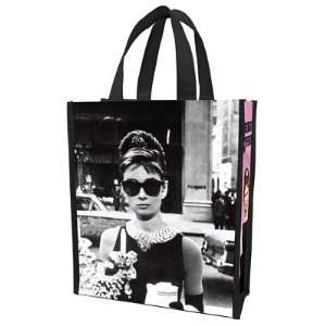    (10x12) Audrey Hepburn Small Recycled Shopper Tote