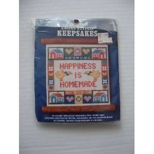 Keepsakes Happiness is Homemade Counted Cross Stitch Kit 