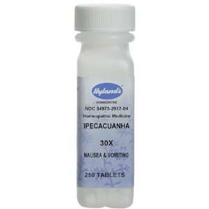  Hylands Ipecacuanha (Ipecac) 30X Tabs, 250 ct (Quantity 