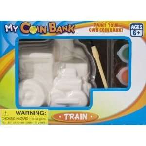  Train (Paint Your Own Coin Bank) Toys & Games