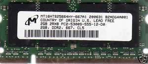 NEW 2GB HP Mini Note 1010NR/1030NR Netbook RAM Memory  