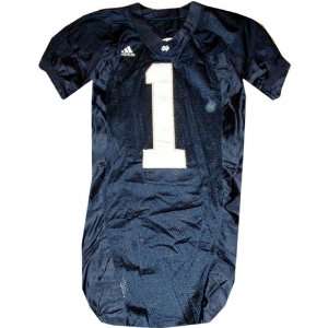  DJ Hord #1 2006 Notre Dame Game Used Navy Jersey Sports 