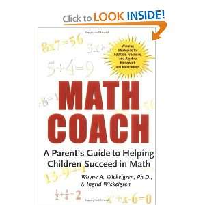   Succeed in Math [Mass Market Paperback] Wayne A. Wickelgren Books