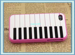   Piano Soft Rubber Silicone Back Case Cover Skin for Apple iphone 4G 4S