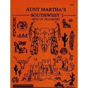  Aunt Martha Hot Iron Transfers for Embroidery Red Work 