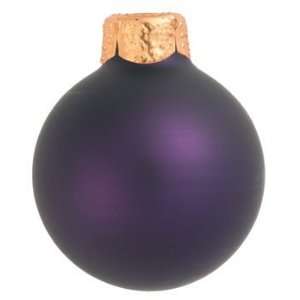  Purple Ball Ornament   3 1/4 Purple Ball Ornament