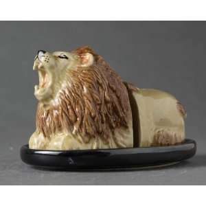  Miniature Porcelain Animals Lion Salt & Pepper #1104