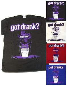 Got Drank? Texas Purple Prometh Codeine Shirt Screen Printed Piranha 