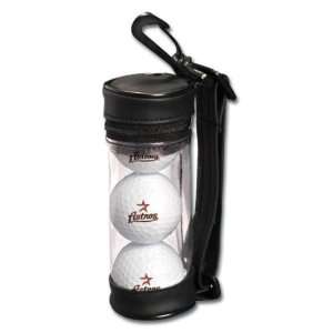HOUSTON ASTROS 3 Team Logo GOLF BALLS Packaged In A Miniature Golf Bag
