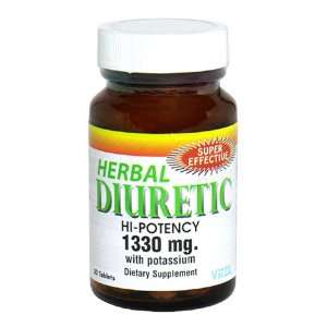Vitol Herbal Diuretic Tablets with Potassium, Hi Potency, 1330 mg, 30 