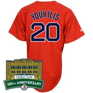 Boston Red Sox Replica Kevin Youkilis Alternate Home Jersey w/Replica 