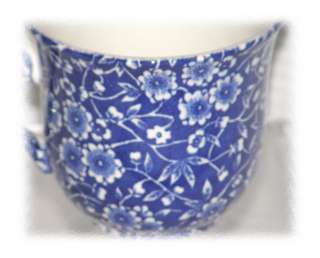 Vintage England Porcelain Blue Floral Chintz Cup  