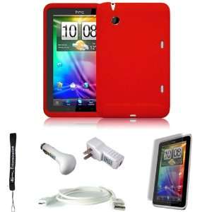  Silicon Skin Case for HTC Flyer 3G WiFi HotSpot GPS 5MP 16GB Android 