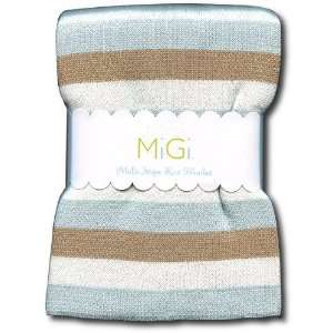  MiGi Multi Stripe Knit Blanket by Bananafish Baby