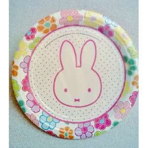 Miffy / Nijntje Bunny Rabbit Birthday Party 7 Dessert Plates ~ 12 