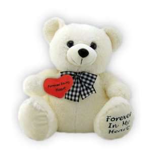   White Huggable Memory Teddy Bear Cremation Urn