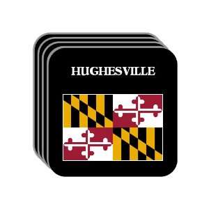  US State Flag   HUGHESVILLE, Maryland (MD) Set of 4 Mini 