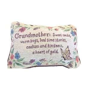  Grandmother Smiles Saying Pillow    Home 
