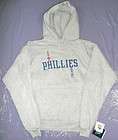   Phillies Baseball Sweatshirt/Hoodie Grey/Gray (Large/L) NEW