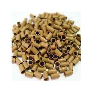 200 PCS 2.8 mm Light Brown Color Copper Tubes Beads Locks Micro Rings 