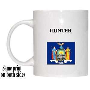  US State Flag   HUNTER, New York (NY) Mug 