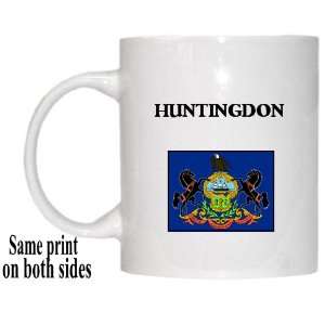  US State Flag   HUNTINGDON, Pennsylvania (PA) Mug 