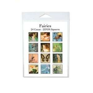  23mm Square Fairies Collage Sheet Arts, Crafts & Sewing