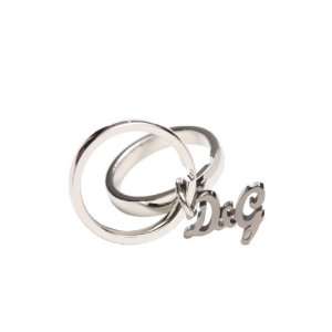 Dolce & Gabbana D&G Jewels Ring LOVE DJ0557/58, Color Silver Coloured 